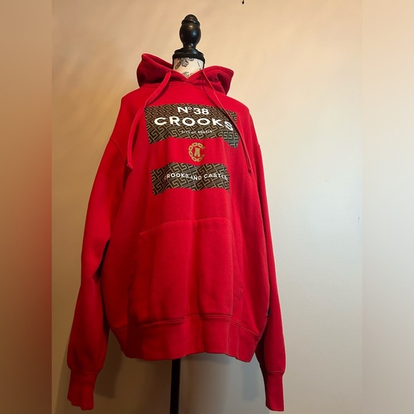 Crooks & Castles Red Men's Sweater - Picture 6 of 7